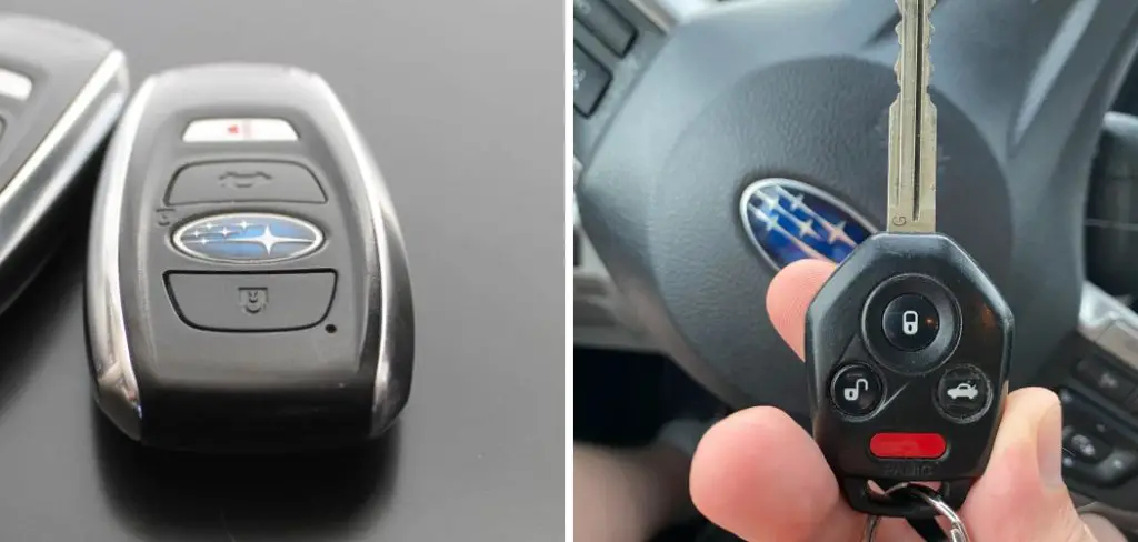 How to Reprogram Subaru Key Fob