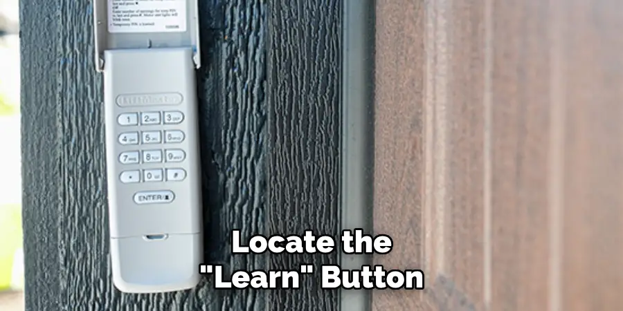 Locate the "Learn" Button