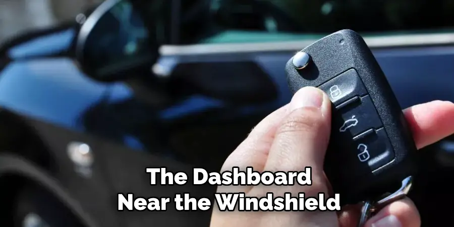 The Dashboard Near the Windshield