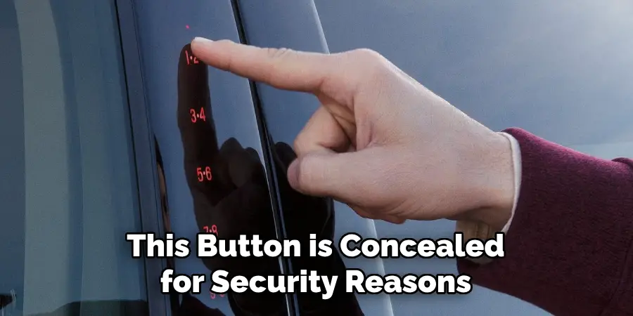 This Button is Concealed for Security Reasons