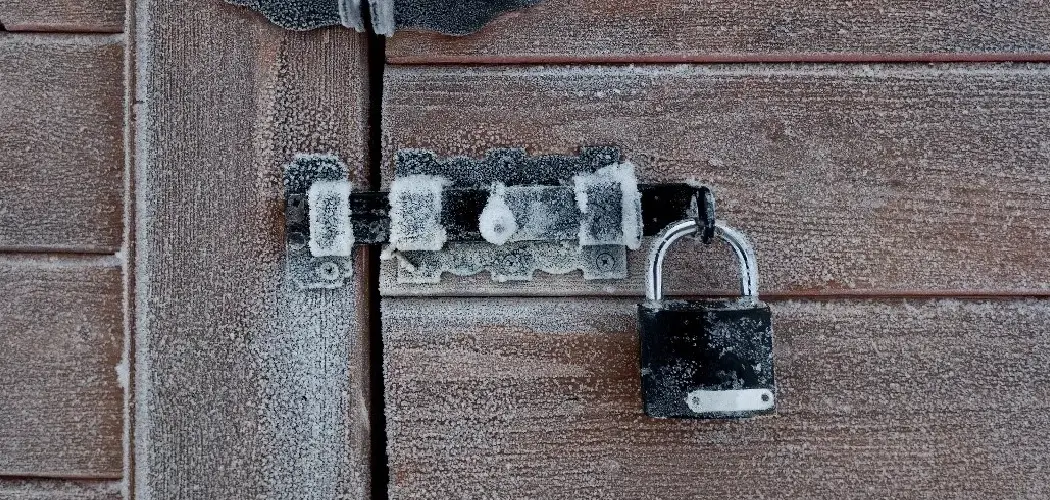 How to Open Frozen Padlock