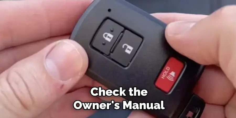 Check the Owner's Manual