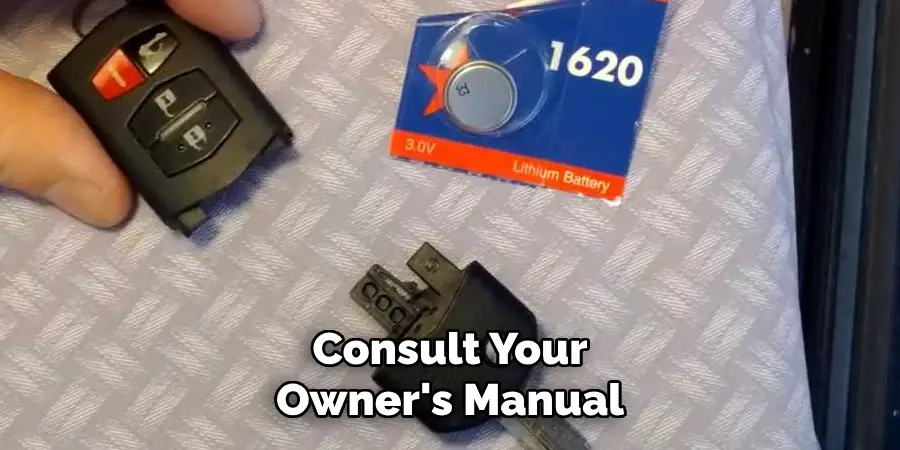 Consult Your Owner's Manual