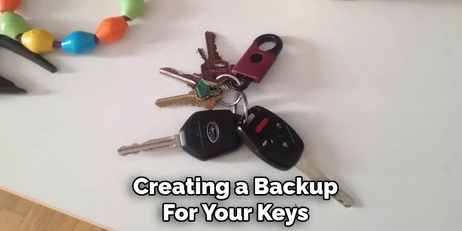 Creating a Backup
For Your Keys 