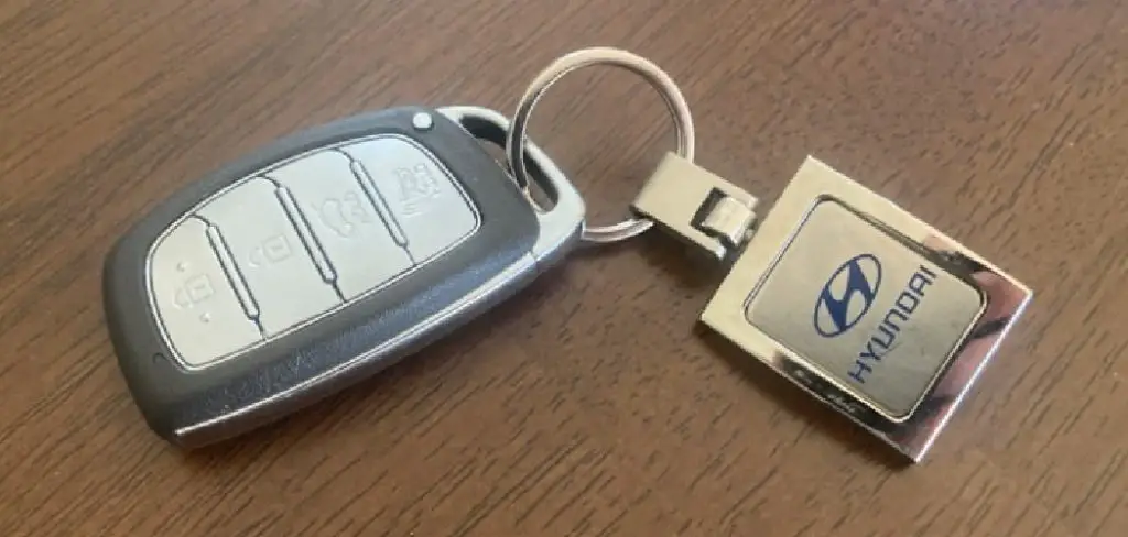 How to Change Battery in Hyundai Tucson Key Fob
