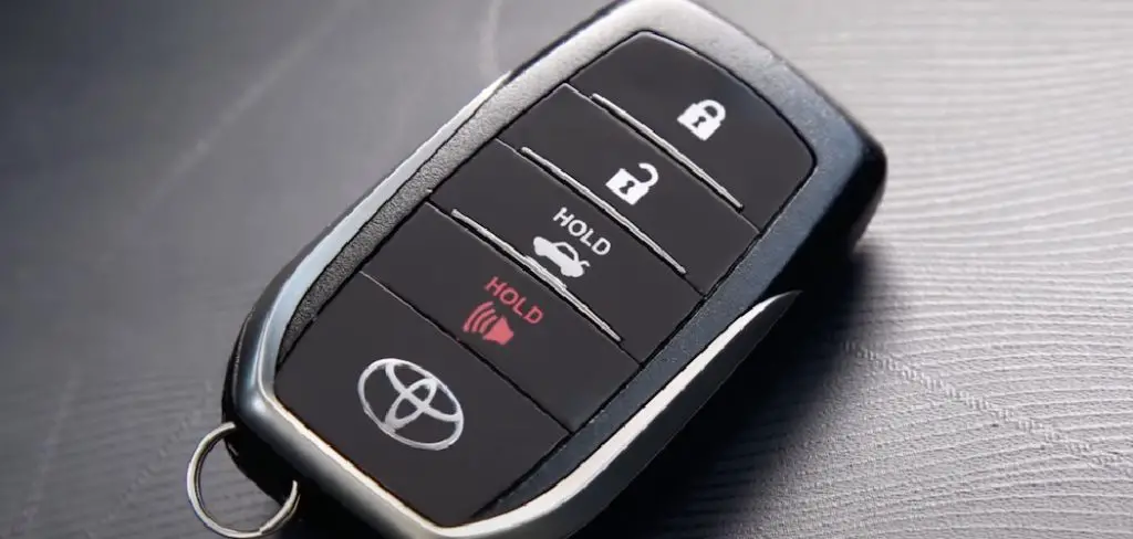 How to Find Toyota Key Fob