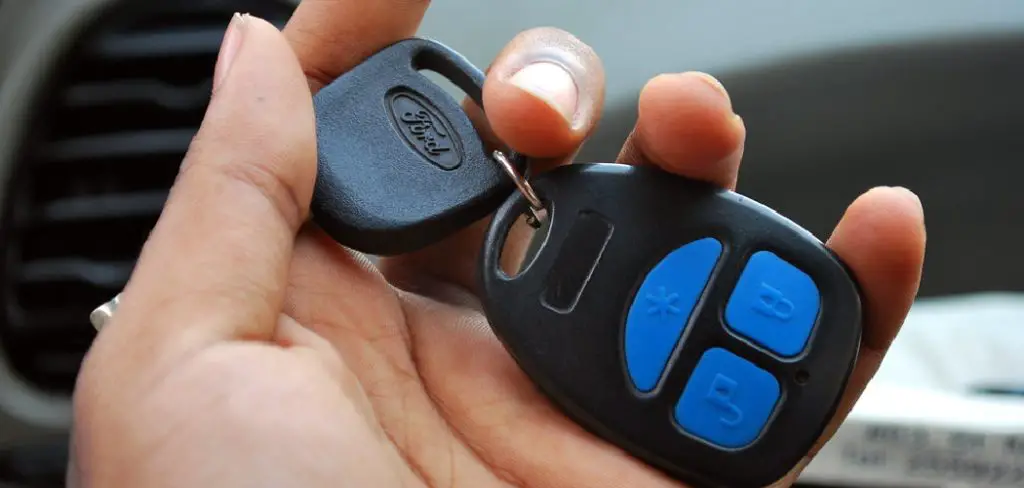 How to Open Ford Key Fob