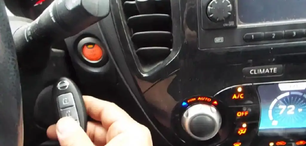 How to Start Nissan with Dead Key Fob