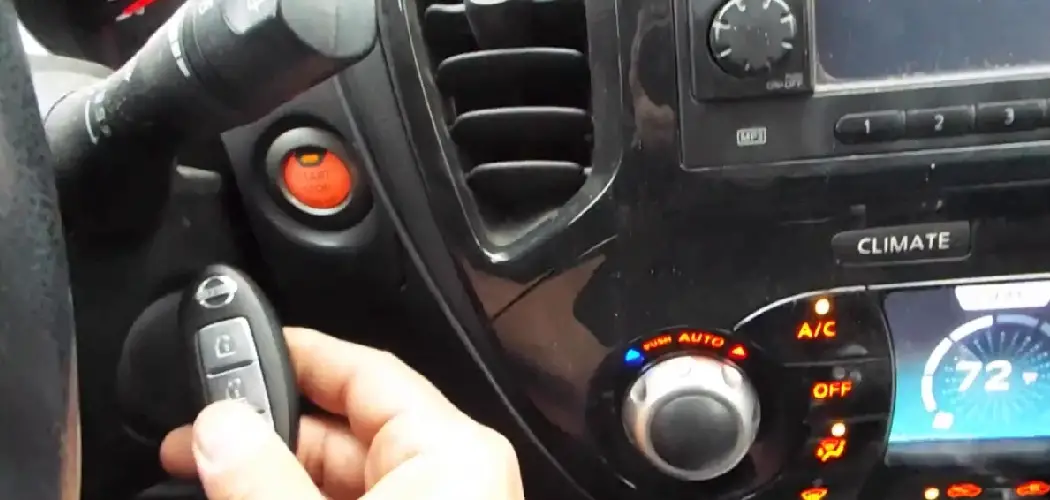 How to Start Nissan with Dead Key Fob