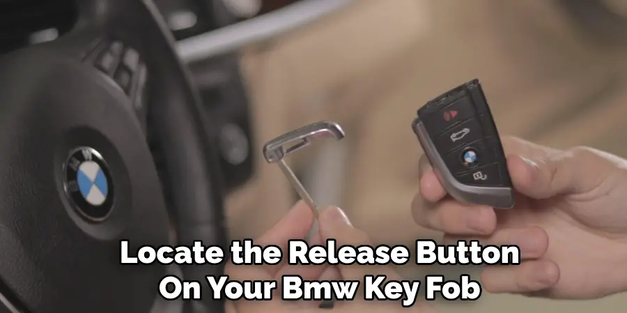Locate the Release Button
On Your Bmw Key Fob