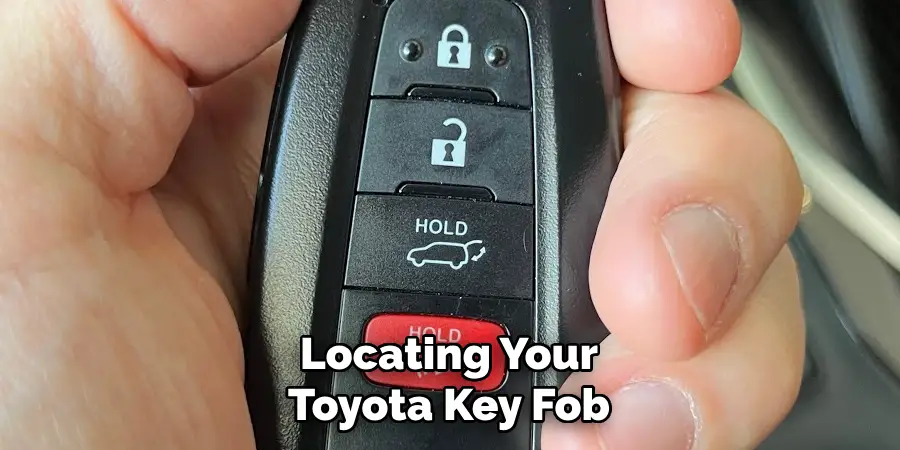 Locating Your Toyota Key Fob