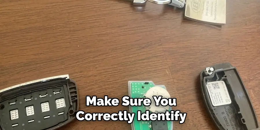 Make Sure You Correctly Identify