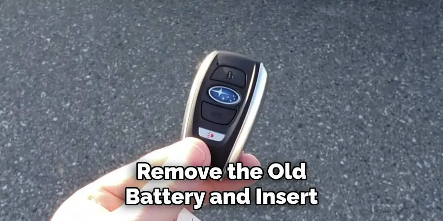 Remove the Old Battery and Insert