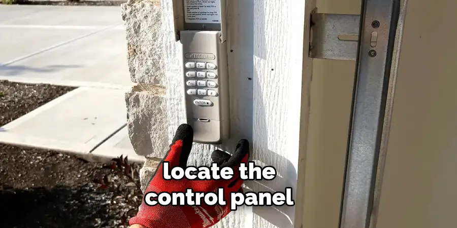 locate the control panel