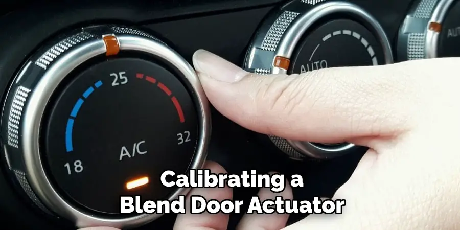 Calibrating a Blend Door Actuator