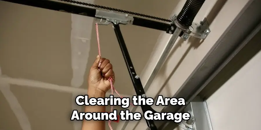 Clearing the Area Around the Garage