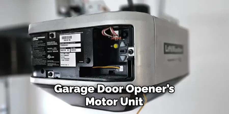 Garage Door Opener’s
Motor Unit