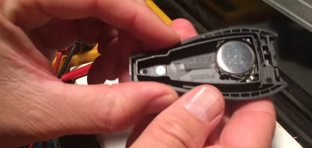 How to Change Battery in Jeep Grand Cherokee Key Fob