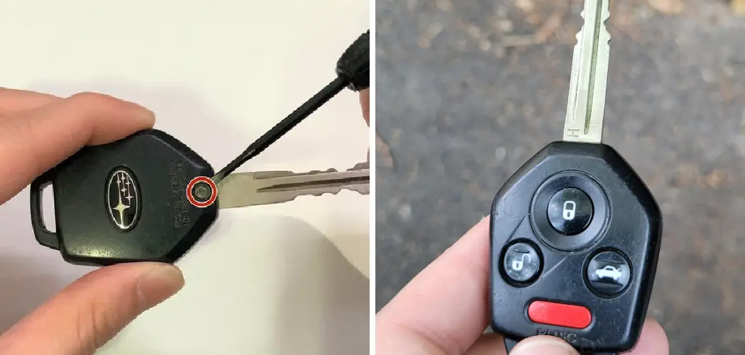 How to Change Battery in Subaru Key Fob