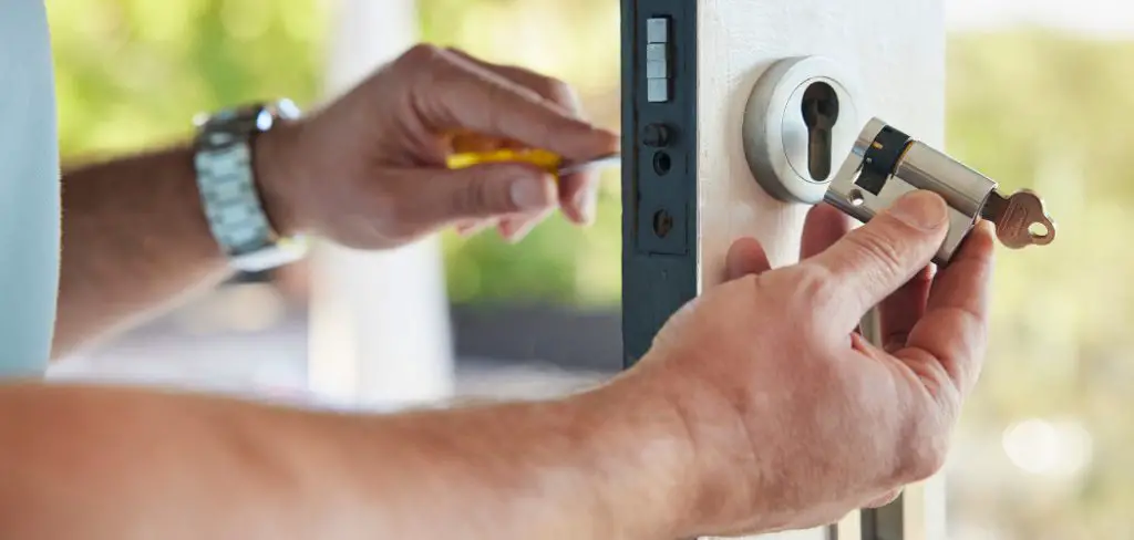 How to Dismantle a Locked Door Knob