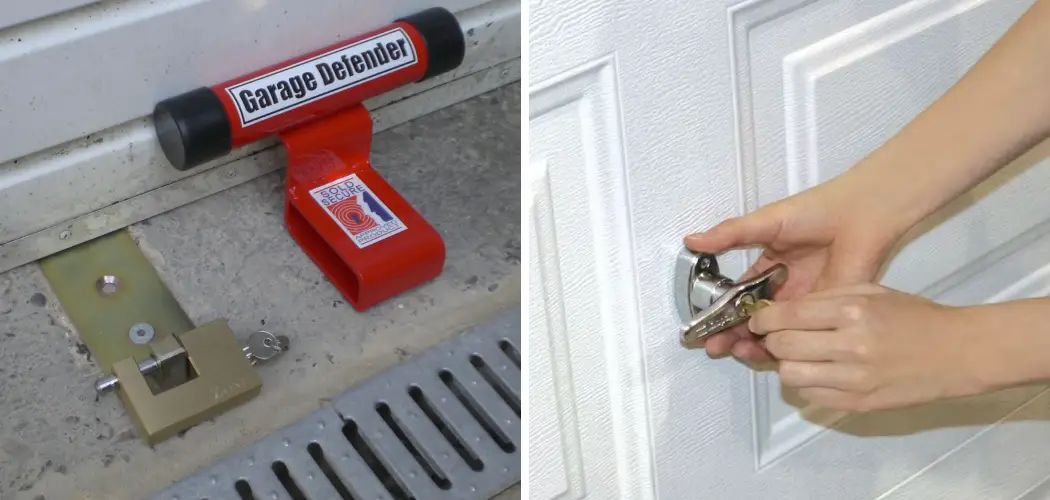 How to Lock Garage Door from Outside