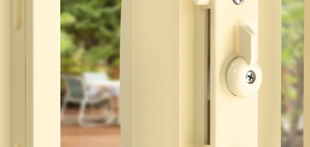 How to Lock a Sliding Door
