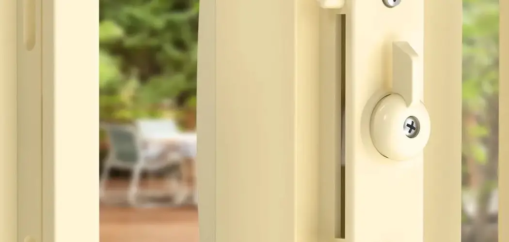 How to Lock a Sliding Door