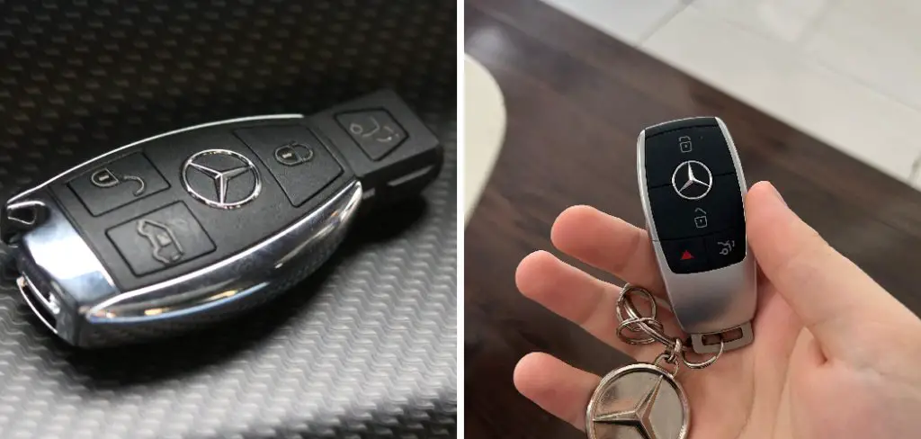 How to Open Mercedes Key Fob  