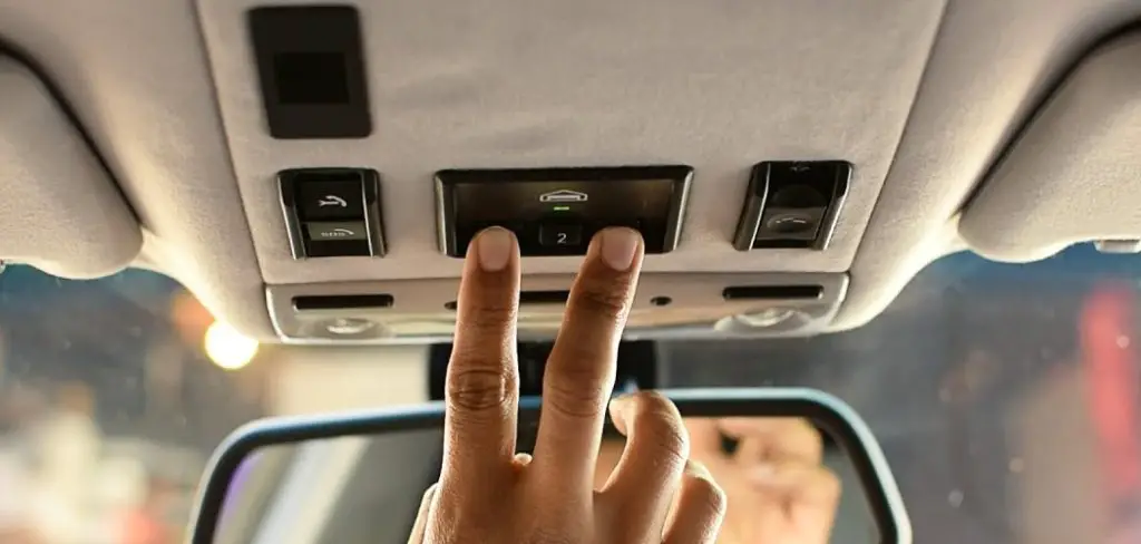 How to Program BMW Garage Door Opener