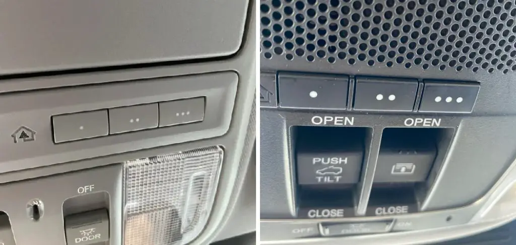 How to Program Honda Garage Door Opener