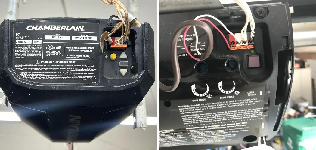 How to Wire a Chamberlain Garage Door Opener 