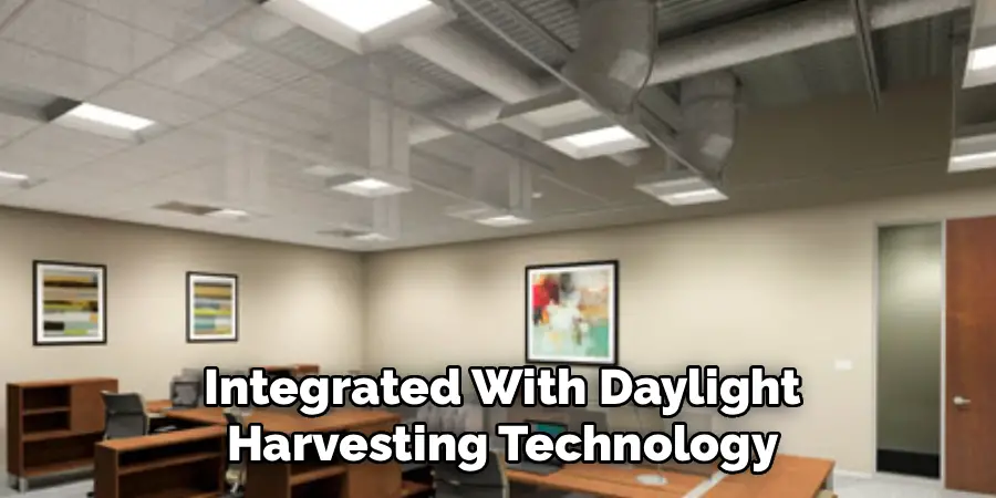 Integrated With Daylight
Harvesting Technology