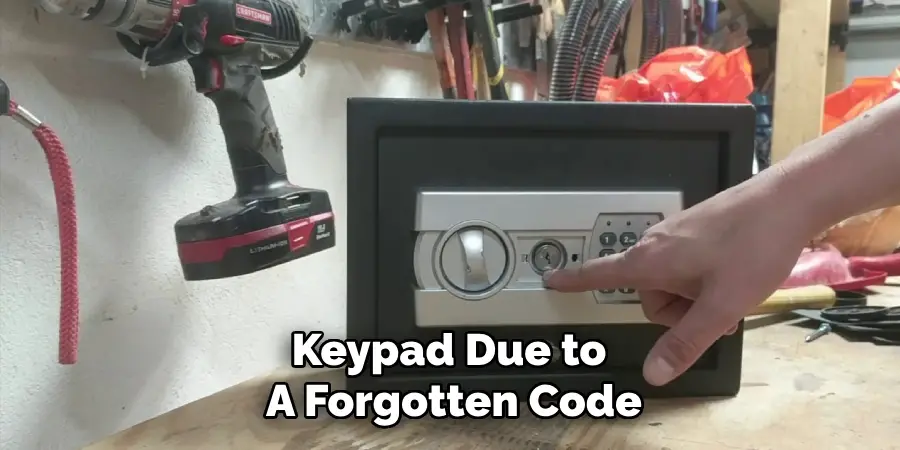 Keypad Due to 
A Forgotten Code