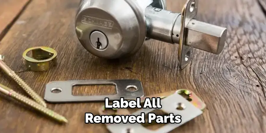 Label All
Removed Parts