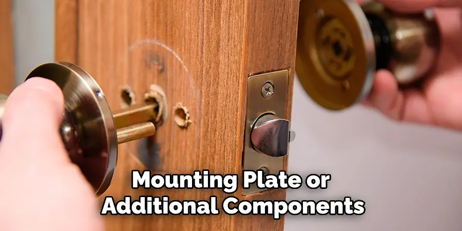 Mounting Plate or
Additional Components