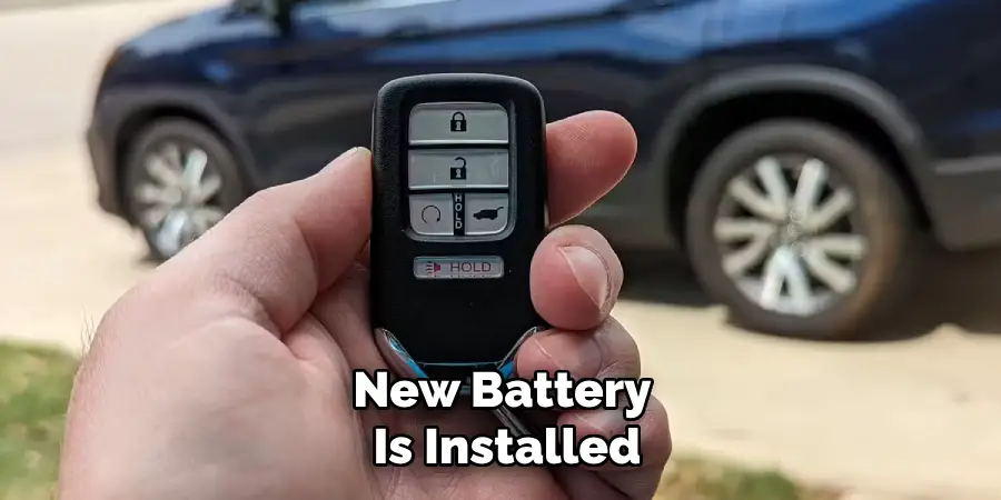 New Battery 
Is Installed
