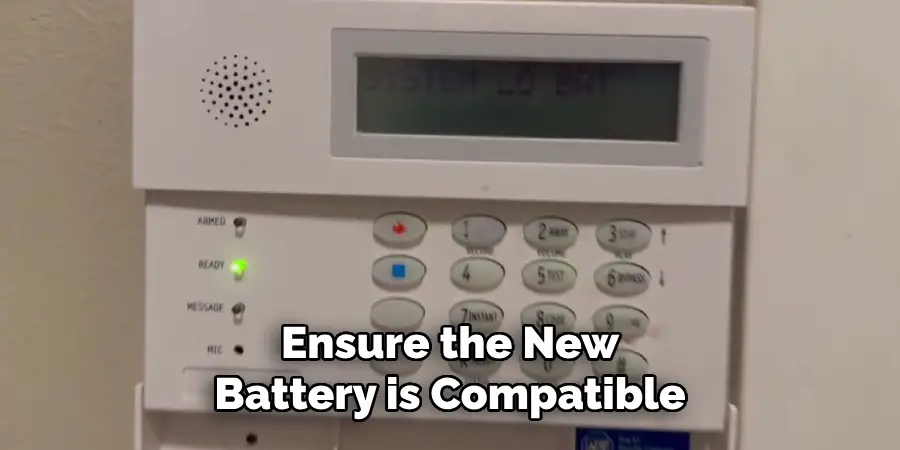 Ensure the New Battery is Compatible