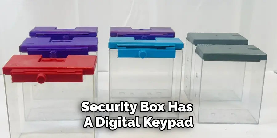 Security Box Has 
A Digital Keypad