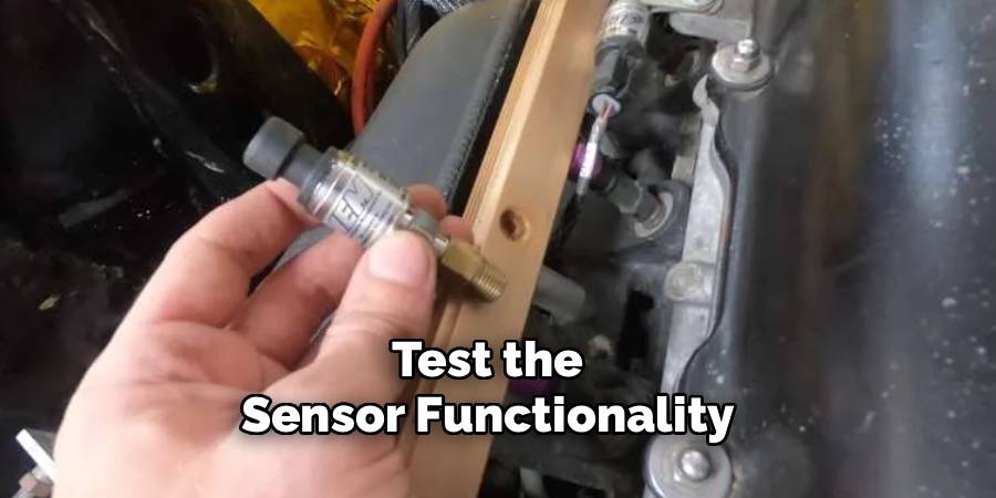 Test the Sensor Functionality