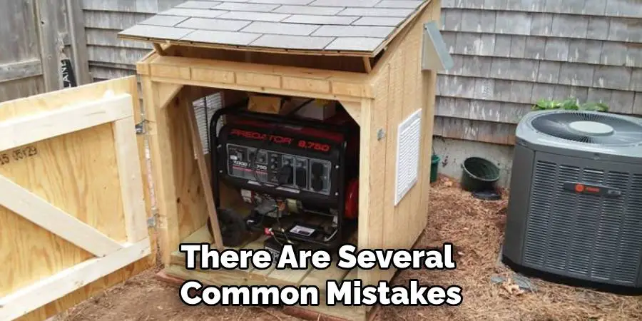 There Are Several
Common Mistakes