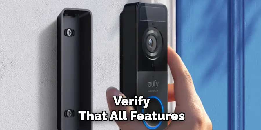 Verify That All Features