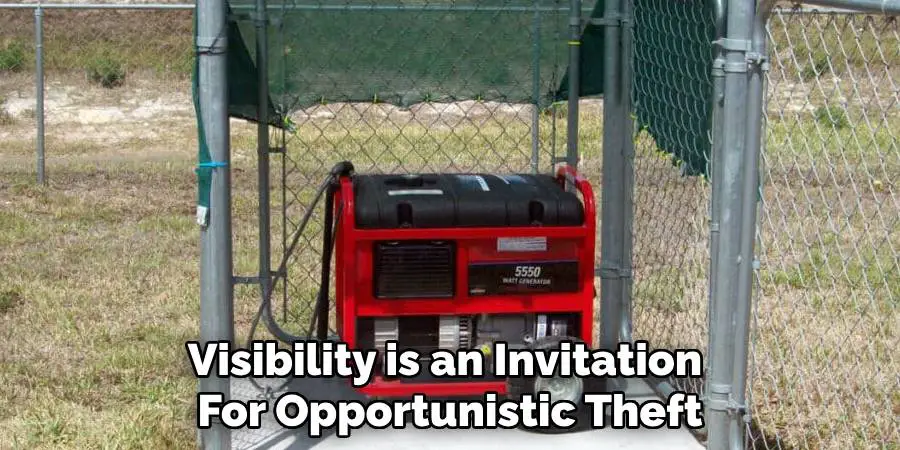 Visibility is an Invitation
For Opportunistic Theft