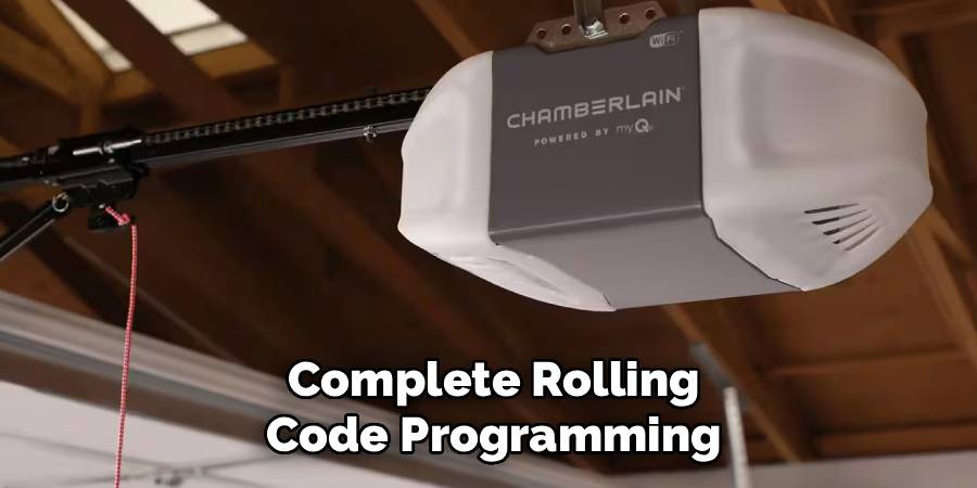 Complete Rolling Code Programming