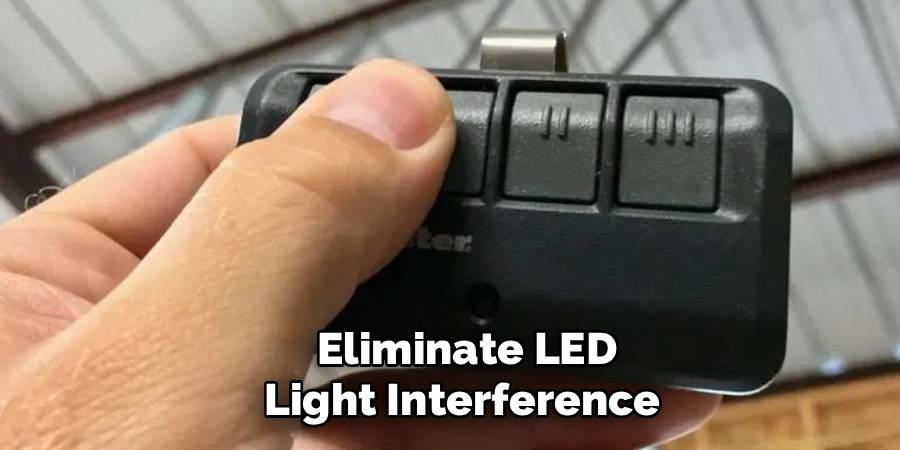 Eliminate LED Light Interference