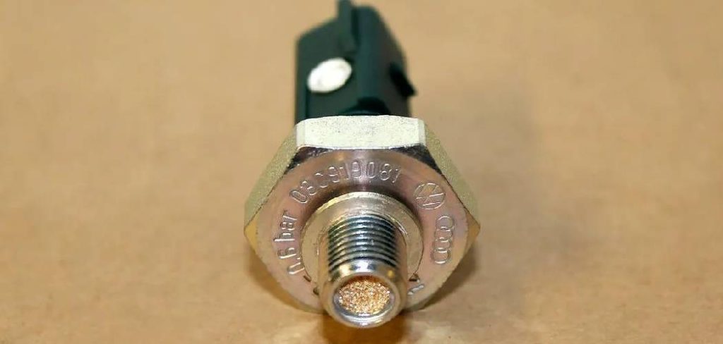 How to Change Oil Pressure Sensor