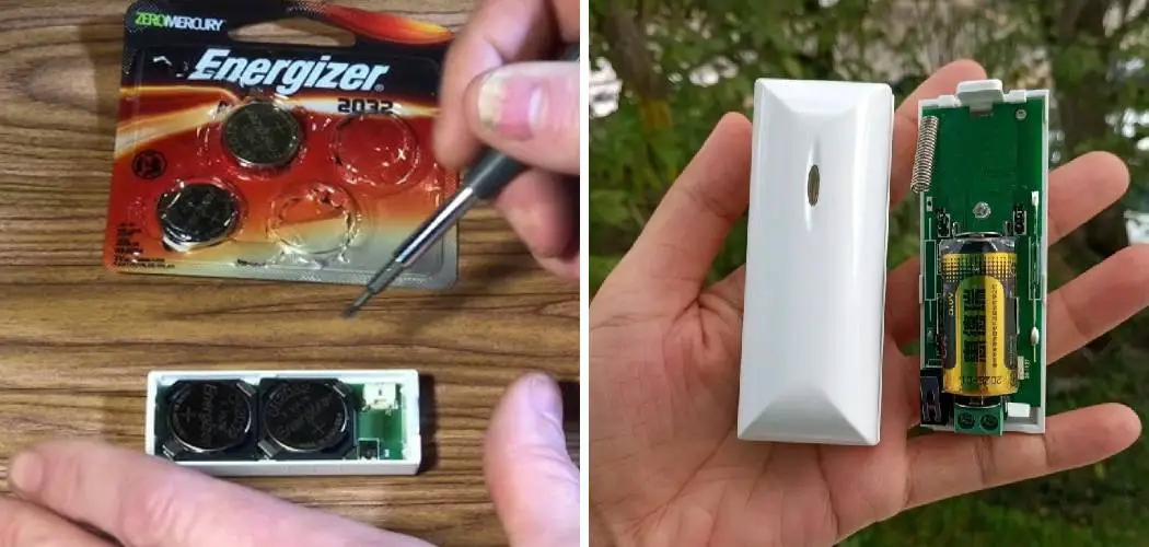 How to Change Vivint Window Sensor Battery