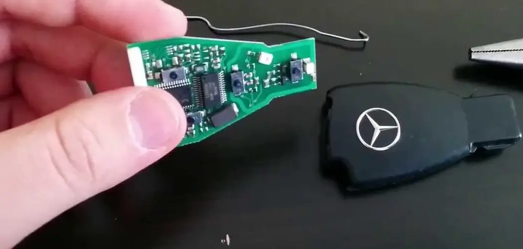 How to Take Apart Mercedes Key Fob 