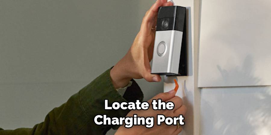 Locate the Charging Port
