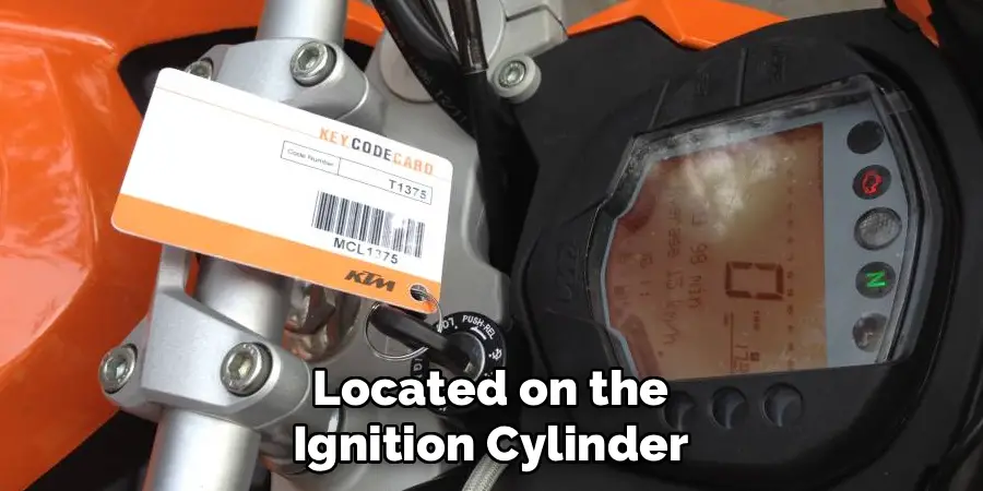 Located on the Ignition Cylinder