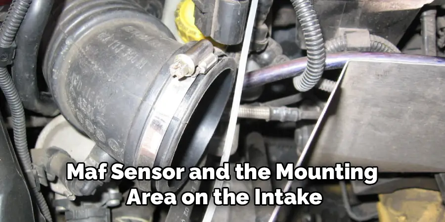 Maf Sensor and the Mounting
Area on the Intake